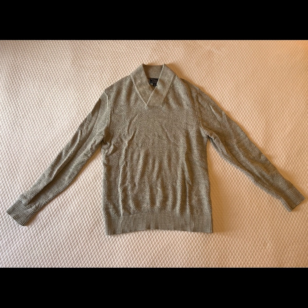Cowl Neck Sweater - Gray - Abercrombie- Small